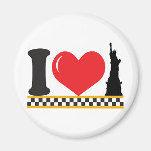 Jag älskar New York Magnet