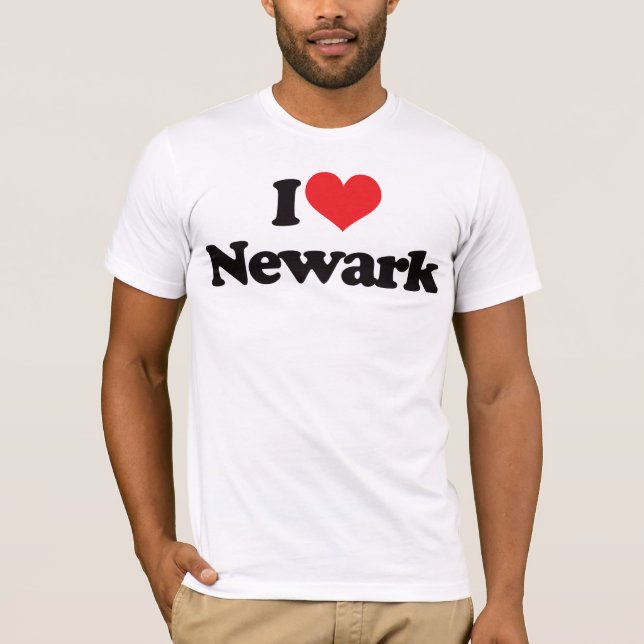 Jag älskar Newark Tee (Framsida)