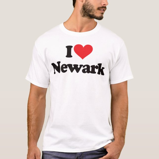 Jag älskar Newark Tee Shirt (Framsida)