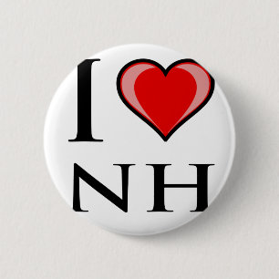 Jag älskar NH - New Hampshire Knapp