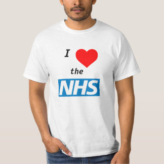 Jag älskar NHS-T-tröja T-shirt