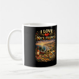 Jag älskar Nice Kaffemugg