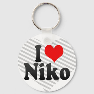 Jag älskar Niko Nyckelring
