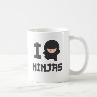 Jag älskar ninjas kaffemugg