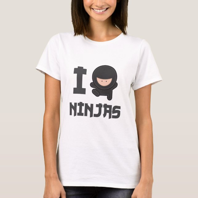 Jag älskar ninjas tröja (Framsida)
