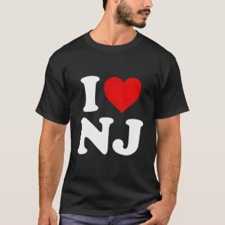 Jag älskar Nj New Jersey T Shirt