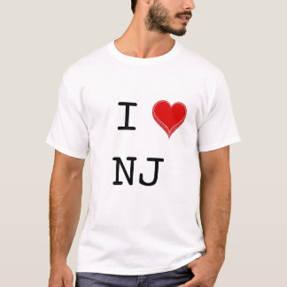 Jag älskar NJ Tee Shirt