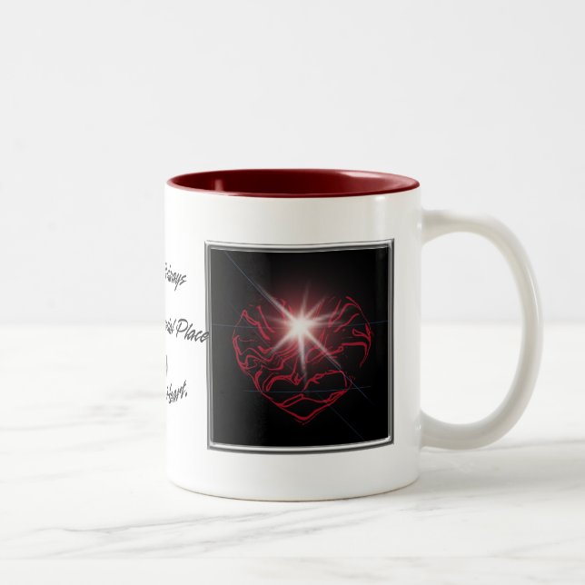 Jag älskar NKOTB Två-Tonad Mugg (Höger)