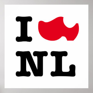 Jag älskar NL, mig älskar Holland Poster