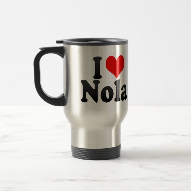 Jag älskar Nola Resemugg (Vänster)
