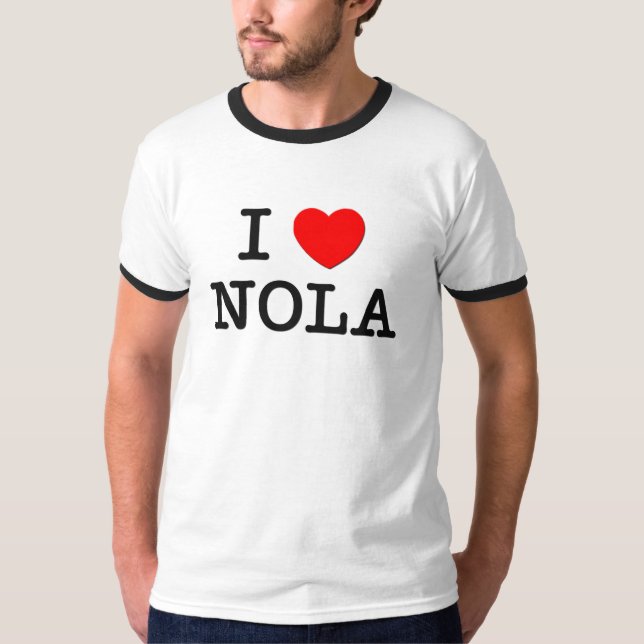 Jag älskar Nola T Shirt (Framsida)