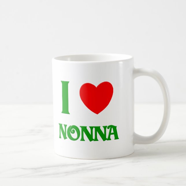 Jag älskar Nonna Kaffemugg (Höger)