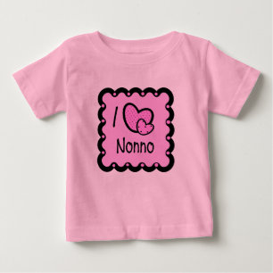 Jag älskar Nonno den gulliga T-tröja T-shirt