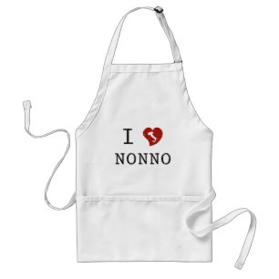Jag älskar Nonno Förkläde