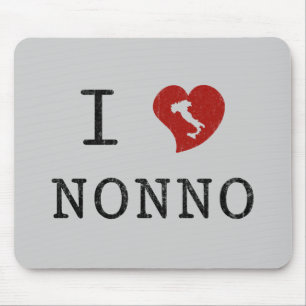 Jag älskar Nonno Mousepad Musmatta