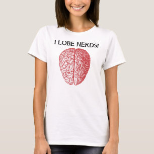 Jag älskar nördars roliga t-shirt
