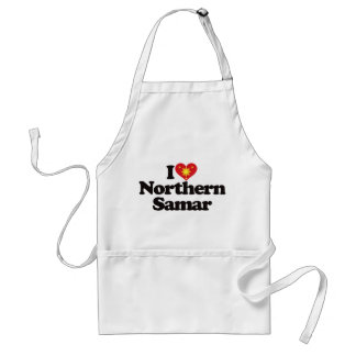 Jag älskar nordliga Samar Förkläde