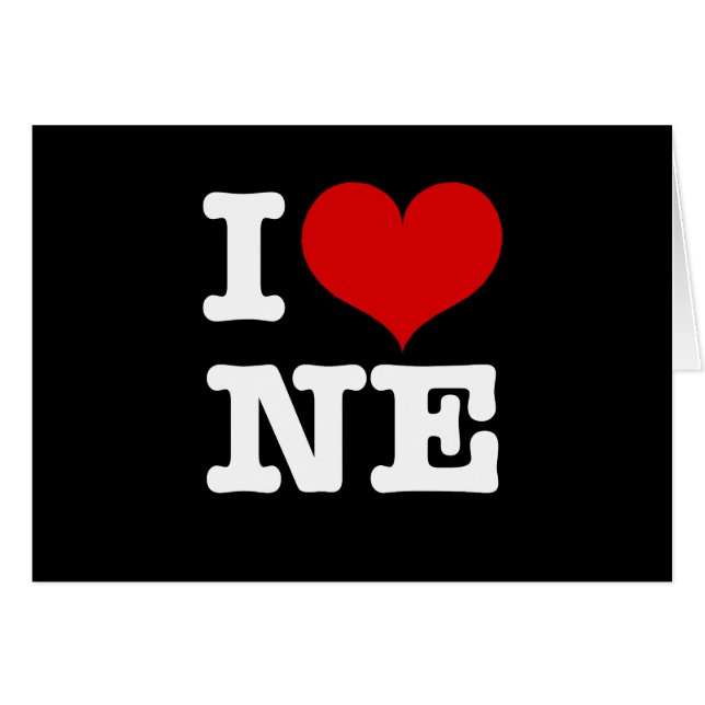Jag älskar nordöstra Minneapolis! Hälsningskort (Framsidan Horizontal)