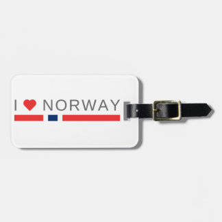 Jag älskar norge bagagebricka