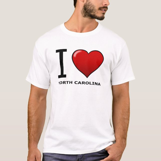 JAG ÄLSKAR NORTH CAROLINA TEE (Framsida)