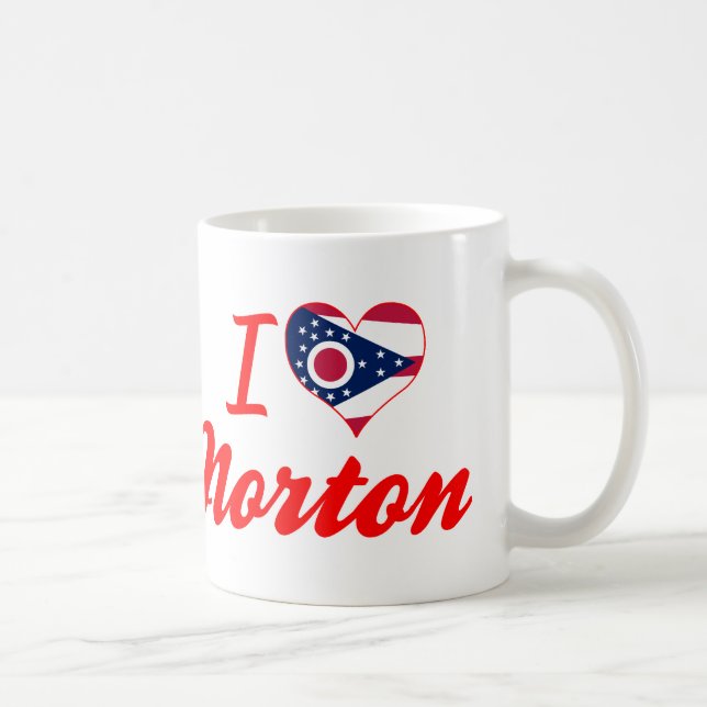 Jag älskar Norton, Ohio Kaffemugg (Höger)