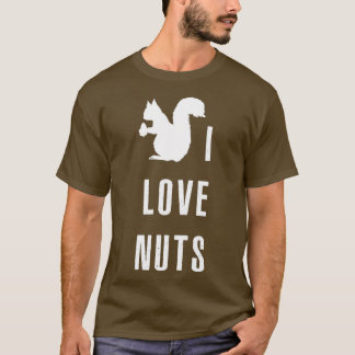 Jag älskar nötter t shirt
