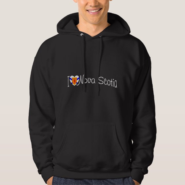 Jag älskar Nova Scotia Hoodie (Framsida)