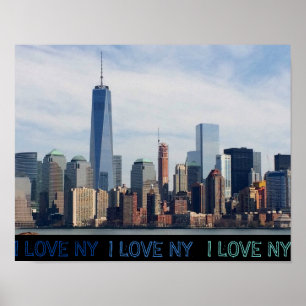 JAG ÄLSKAR NY-affischen Poster