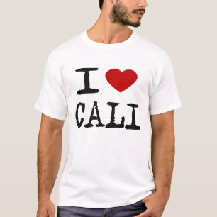 jag älskar ny cali -- T-tröja Tee Shirt