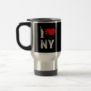 Jag älskar NY New York reser kaffemuggen Resemugg