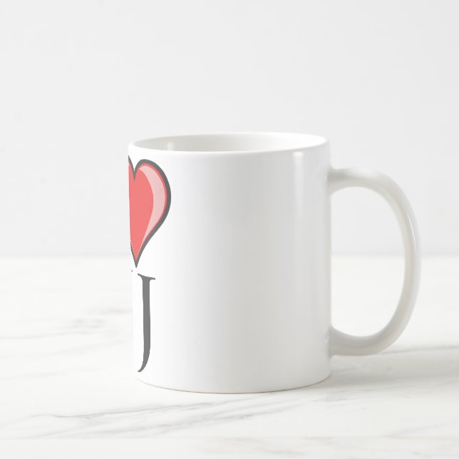 Jag älskar ny NJ - - jerseyen Kaffemugg (Höger)