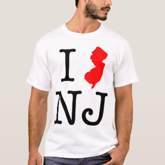Jag älskar ny NJ - jerseyT-tröja T-shirt
