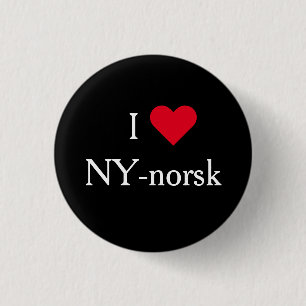 Jag älskar NY-norsk - Lilyhammer norgeNew York Knapp