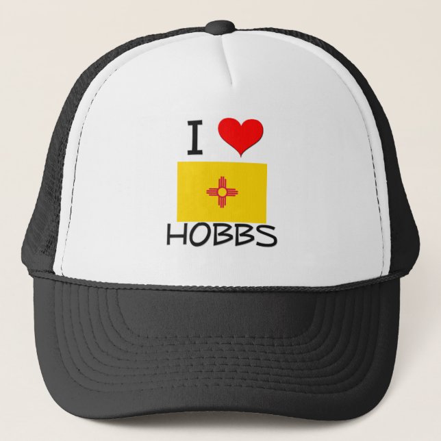 . Jag älskar nya Hobbs - mexico Truckerkeps (Framsida)