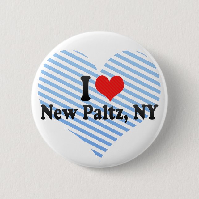 Jag älskar nya Paltz, NY Knapp (Framsida)