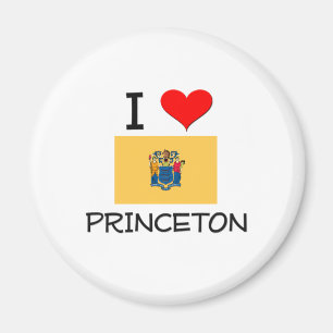 Jag älskar nya Princeton - jerseyen Magnet