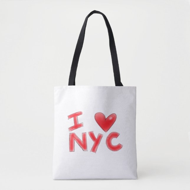 Jag älskar NYC Classic Tygkasse (Framsida)