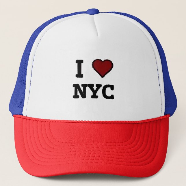 Jag älskar NYC hjärta Keps (Framsida)