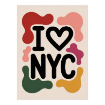 Jag älskar nyc popkonst