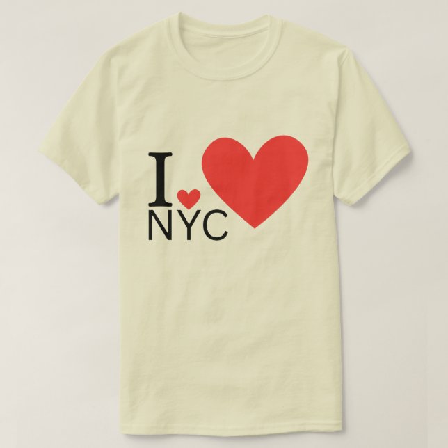 Jag älskar NYC T Shirt (Design framsida)