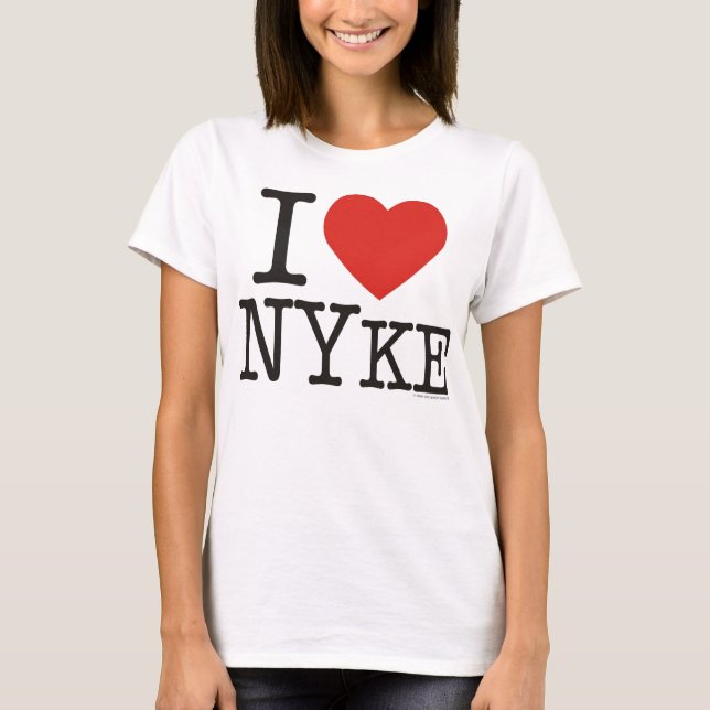 JAG ÄLSKAR NYKE TEE SHIRT (Framsida)