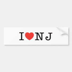 JAG ÄLSKAR nytt - jerseyen Bildekal