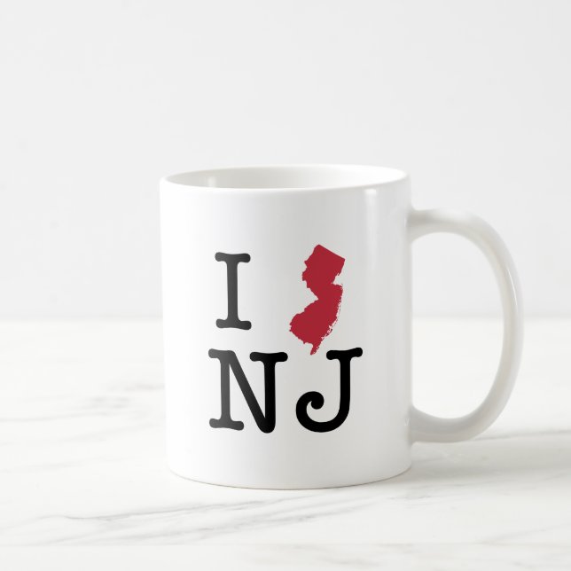 Jag älskar nytt - jerseyen kaffemugg (Höger)