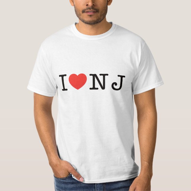 JAG ÄLSKAR nytt - jerseyen T-shirt (Framsida)