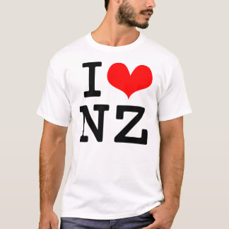 Jag älskar NZ T-shirt