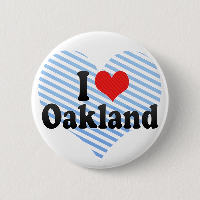 Jag älskar Oakland Knapp (Framsida)