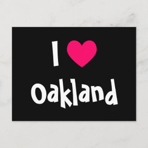 Jag älskar Oakland Vykort