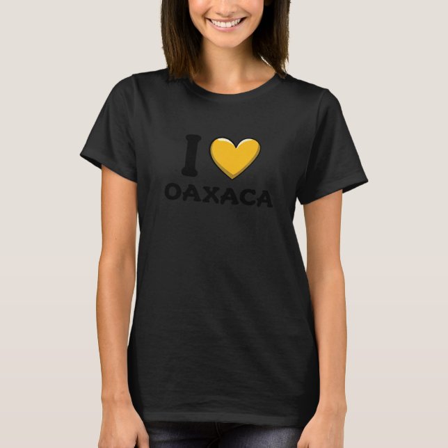 Jag älskar Oaxaca Mexiko  6 T Shirt (Framsida)
