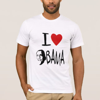 Jag älskar obama manar utslagsplatsen för rund t-shirt