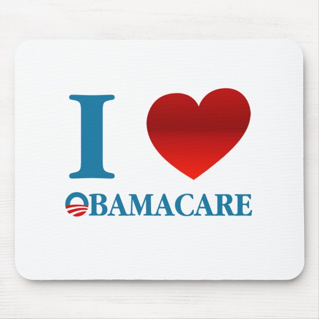 Jag älskar Obamacare Musmatta (Framsidan)